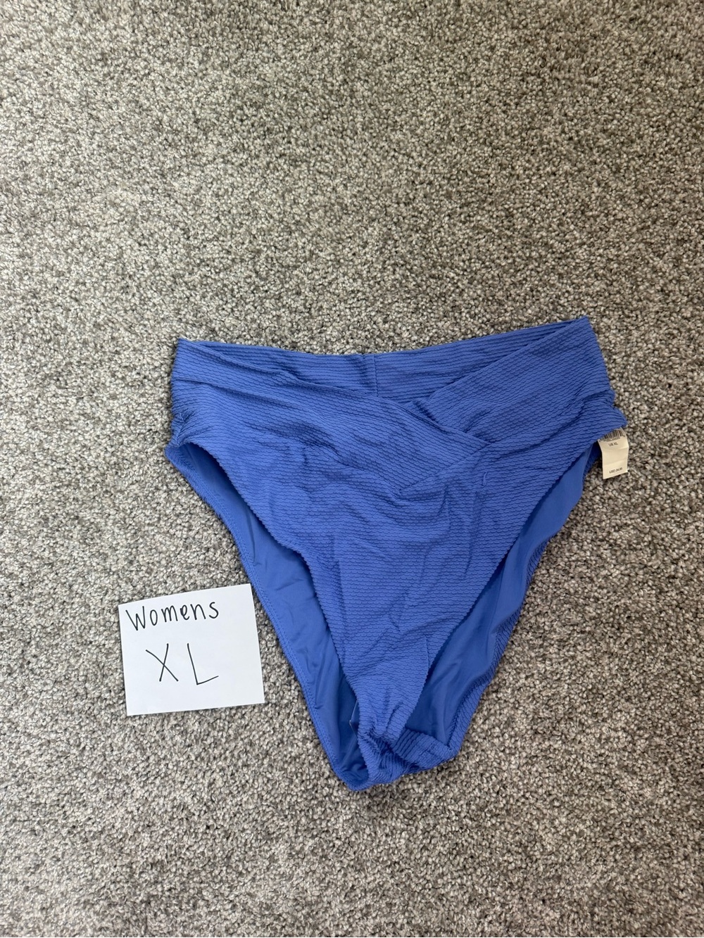 aerie High-Waist Bikini Bottoms in Royal Blue